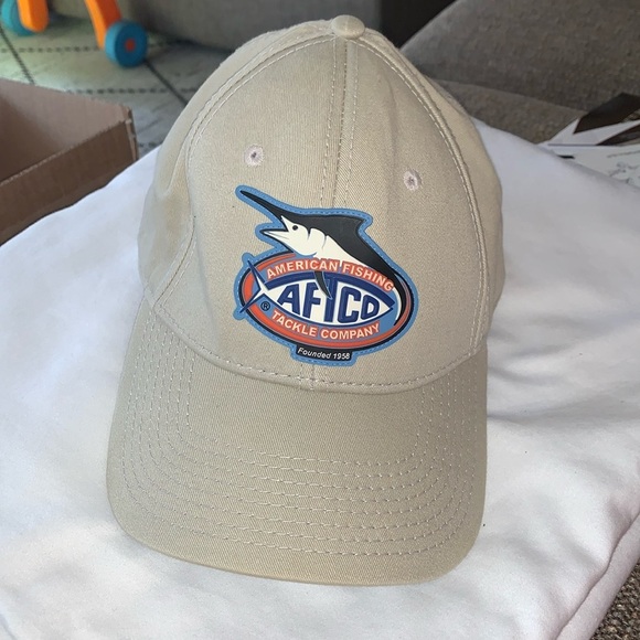 American Fishing Tackle Co. Baseball Cap Hat 3D Emblem No Longer Sold In Stores - Picture 1 of 6